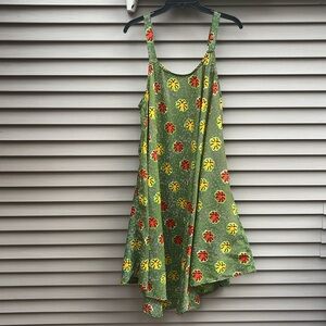 Size xl summer dress in a fantastic print. 100% cotton.  Comfortable to the max!